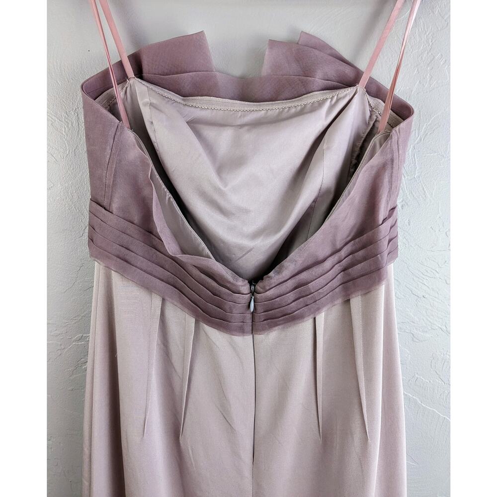BCBG MAXAZRIA RUNWAY Purple Strapless Dress Size 6 - Picture 7 of 15